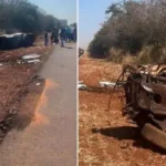 Acidente na GO-210 com uma morte e três feridos