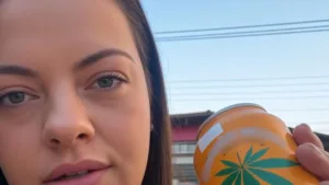 Lata de energético com cannabis vendida em Goiânia