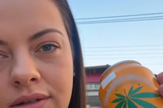 Lata de energético com cannabis vendida em Goiânia