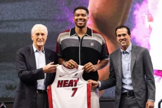 Giannis Antetokounmpo promete vitória do Miami Heat