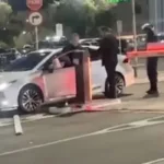 Motorista destrói cancela do Flamboyant em Goiânia
