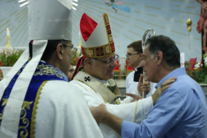 Marconi Perillo na Romaria de Muquém antes da campanha