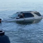 SUV de luxo no Rio Araguaia durante resgate