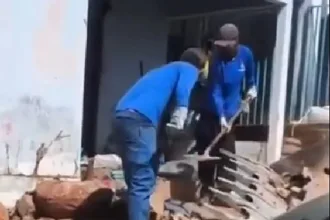 Força-tarefa de limpeza em casa de acumulador em Ceres
