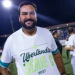 Danilo comemora acesso do Uberlândia à Série C