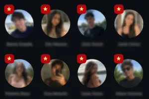 Estrelas vermelhas no Instagram durante eleições