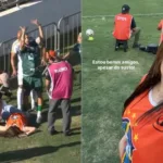 Criadora de conteúdo atingida por bolada na cabeça