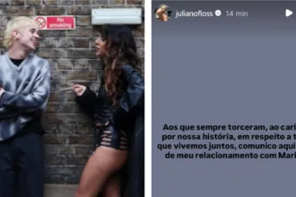 Juliano Floss anuncia fim do namoro com Marina Sena
