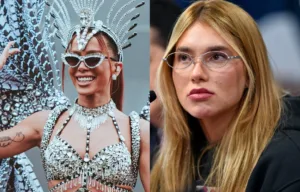 Anitta como rainha de bateria da Grande Rio no Carnaval
