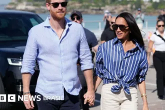 Príncipe Harry e Meghan retornam ao Reino Unido