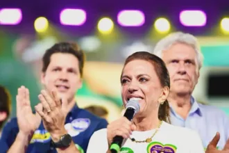 Gracinha Caiado em campanha para o Senado