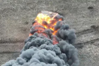 Ataque recorde de drones na Rússia