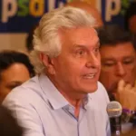 Ronaldo Caiado durante campanha presidencial na TV