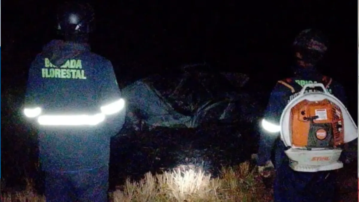 Motorista escapa de incêndio após capotar carro na GO-174 em Montividiu