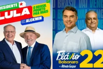 Candidatos no debate presidencial Band 2026