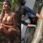 biologa-‘mais-sexy-do-mundo’-abre-cobra-piton-que-teria-devorado-mulher;-veja-o-que-ela-encontrou