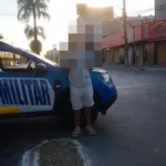 Adolescente atropela casal em Goiânia, imagem do local do acidente
