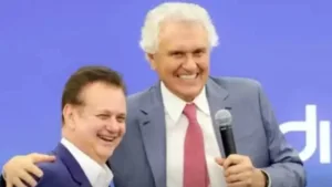 Caiado no debate presidencial prometendo tranquilidade