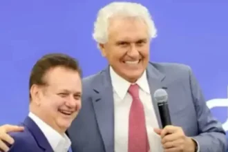 Caiado no debate presidencial prometendo tranquilidade