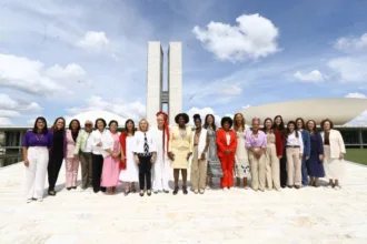 Deputadas da bancada feminina na Câmara dos Deputados em 2026