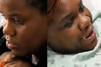 mulher-e-internada-com-‘pedra-nos-rins’-e-sai-do-hospital-com-bebe;-veja-fotos
