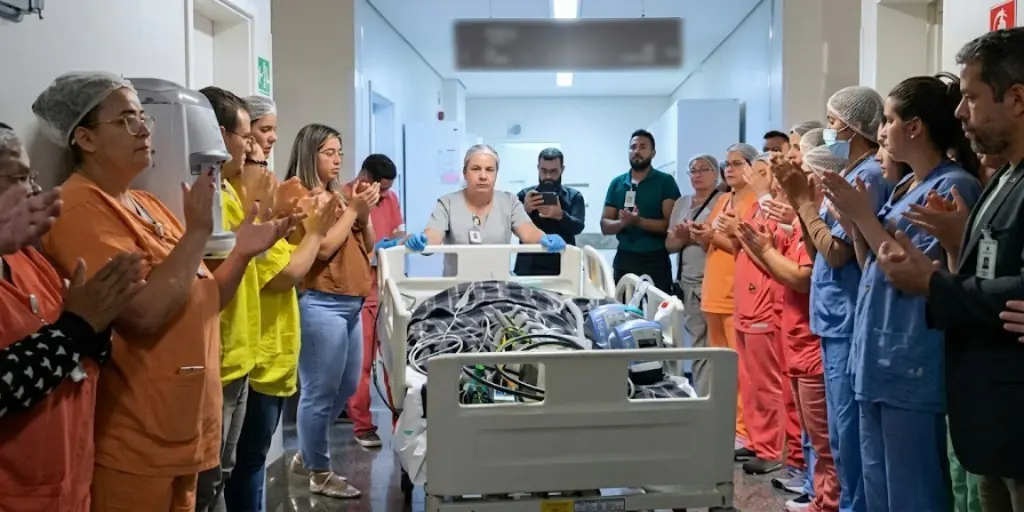 Corredores de Honra: Última Homenagem a Casal Vítima de Acidente em Goiânia