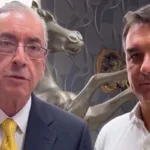 Flávio Bolsonaro em vídeo de apoio a Eduardo Cunha