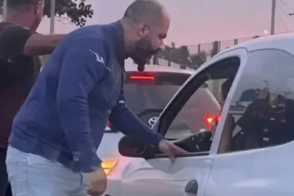 Homem agride motorista após acidente na Perimetral Norte