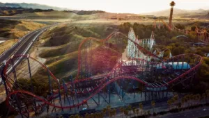 Montanha-russa fechada no Six Flags após hemorragia cerebral