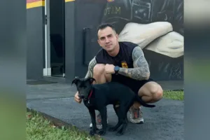 Cão mascote Rotam Confronto com policiais em Goiânia