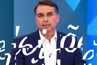 Flávio Bolsonaro em entrevista à TV Globo