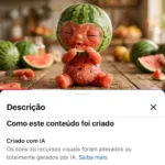Conteúdo gerado por IA em plataformas digitais