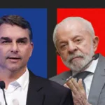 Resultados da pesquisa Vox Brasil com Flávio Bolsonaro e Lula