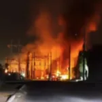 Incêndio em subestação da Equatorial em Ipameri