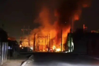 Incêndio em subestação da Equatorial em Ipameri