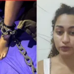 Jovem acorrentada em Goiás protegendo seus filhos