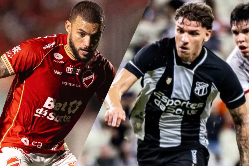 Vila Nova x Ceará no estádio OBA