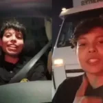 Caminhoneiro parado pela polícia após denúncia