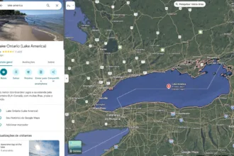 Google Maps exibe Lago América após mudança de nome