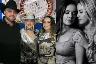 Rainha de rodeio com trisal em Goiás