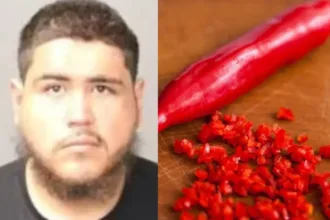 Discussão sobre ardência de pimenta em jantar de família