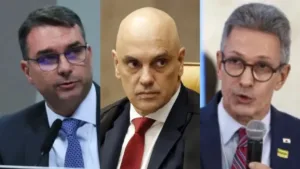 Flávio Bolsonaro e Romeu Zema pedem prisão de Alexandre de Moraes