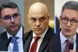 Flávio Bolsonaro e Romeu Zema pedem prisão de Alexandre de Moraes