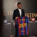 Gabriel Jesus apresentado pelo Barcelona