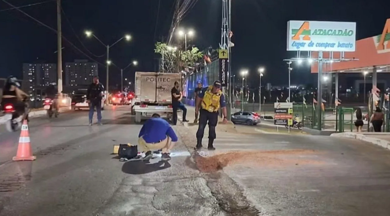 Tragédia em avenida de Cuiabá: idoso de 78 anos morre atropelado por motocicleta