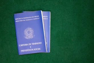 Carteira de Trabalho representando desemprego no Brasil