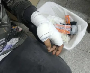 Paralisação de entregadores termina em confusão em Aparecida