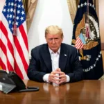 Foto com Donald Trump na convenção republicana