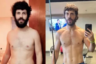 Transformação física de Diogo Defante em 2026