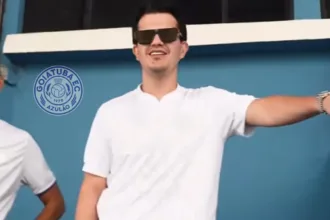 Hugo Vezzani no estádio Divino Garcia Rosa em Goiatuba